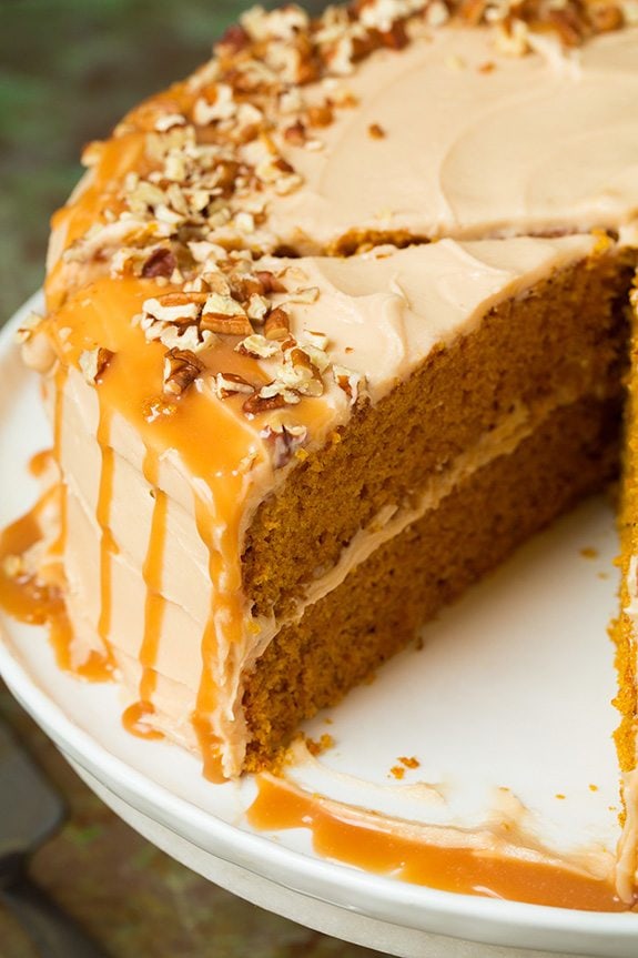 Mastering Browned Butter Pumpkin Cake with Salted Caramel Frosting